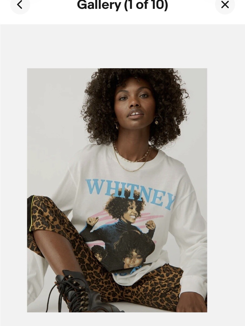 Daydreamer Whitney Graphic Long-Sleeve Tee - White & Blue
